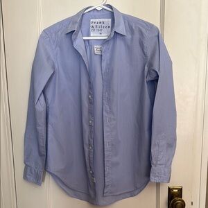 Frank & Eileen Blue Button Down Shirt Classic Cotton